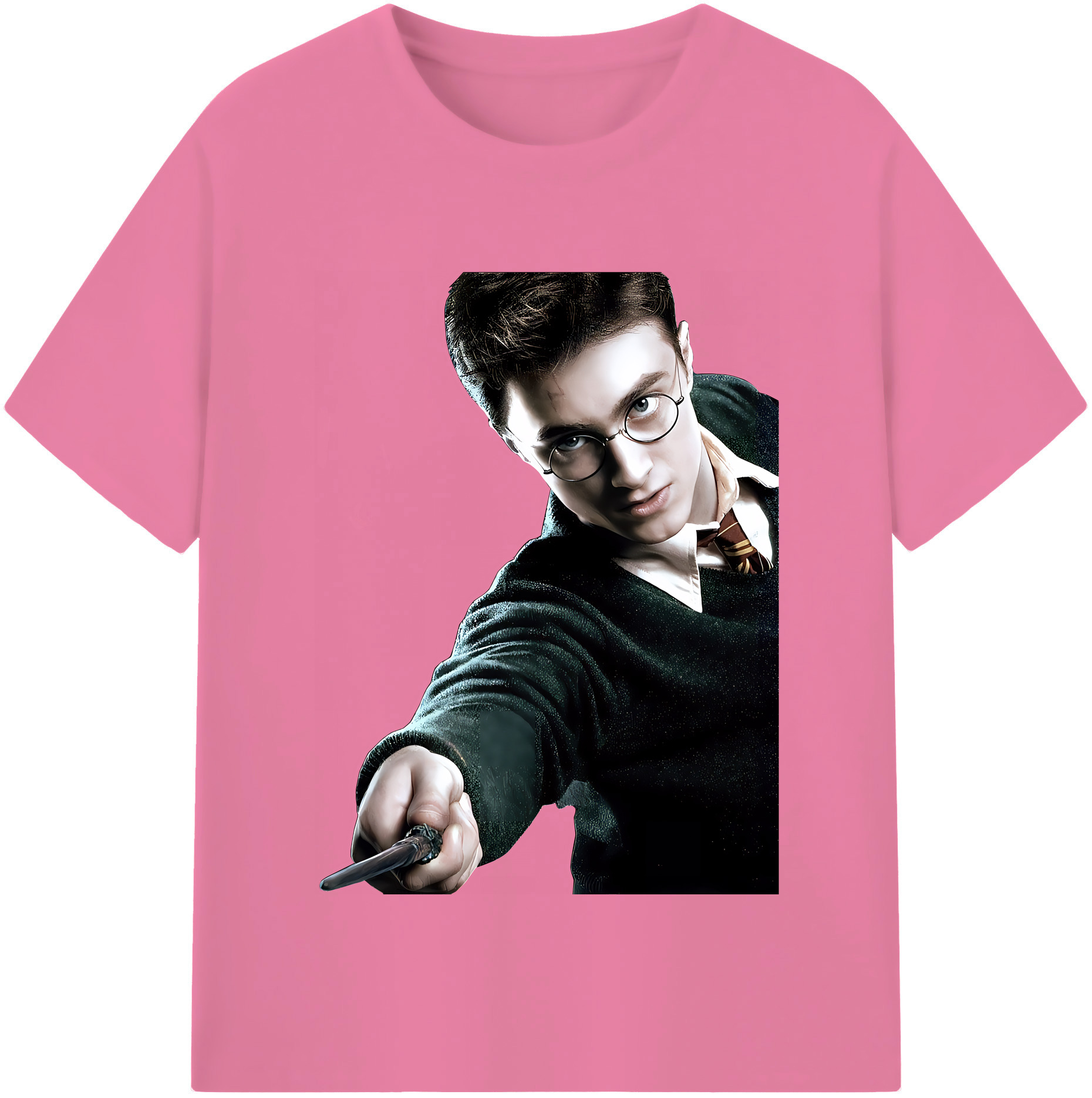 （画像用） Harry Potter ハリー・ポッターシリーズ 綿100％半袖Tシャツ（フロントプリント）